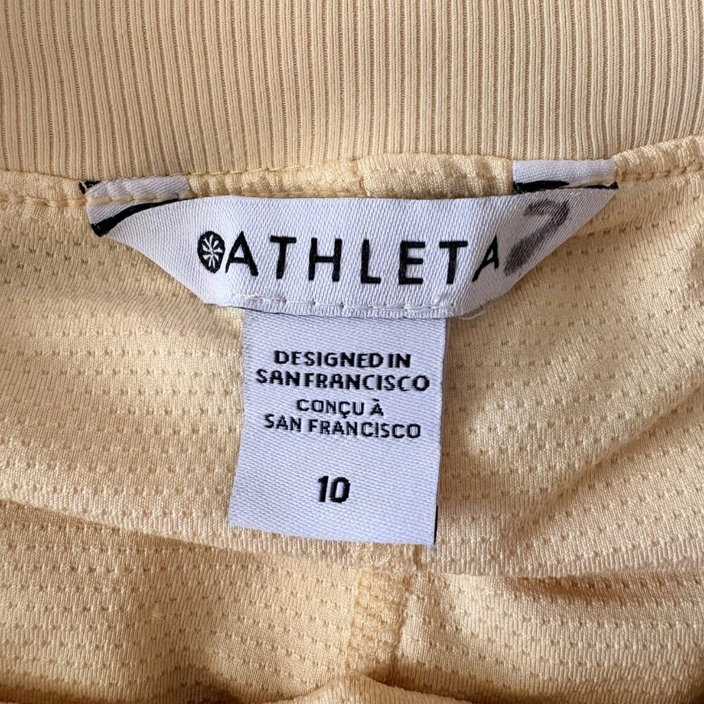 Athleta Brooklyn Skort Size 10 Vibrant Lunaria Yellow - Picture 4 of 10